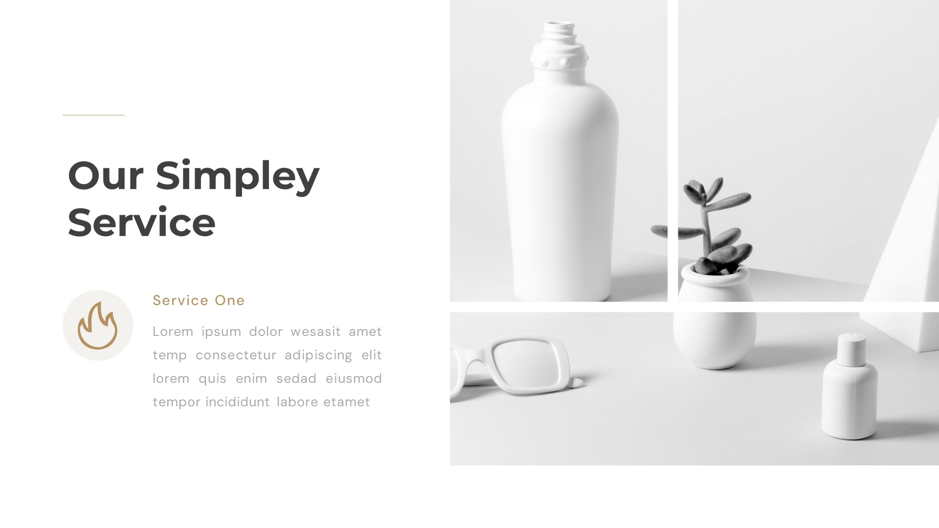 Simpley Minimalist PowerPoint Template Presentation Templates